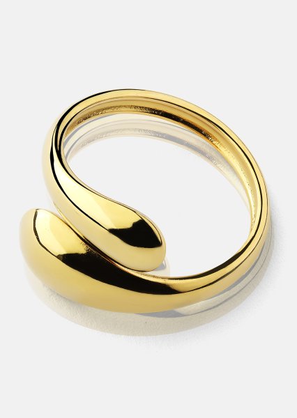 Anillo Bold Drops - Chapado en oro de 18k
