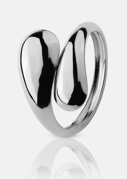 Anillo Bold Drops - Chapado en plata