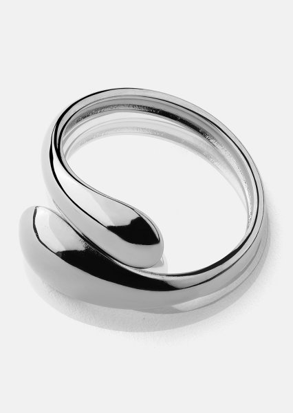 Anillo Bold Drops - Chapado en plata