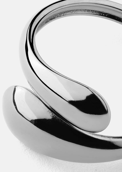 Anillo Bold Drops - Chapado en plata