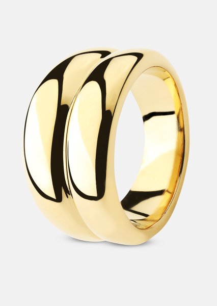 Anillo Radiant - Chapado en oro de 18k