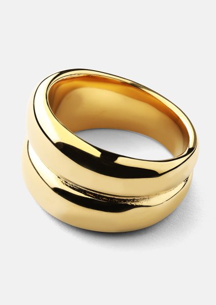 Anillo Radiant - Chapado en oro de 18k