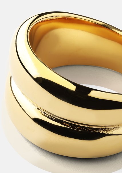 Anillo Radiant - Chapado en oro de 18k