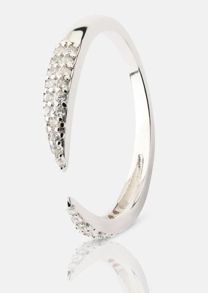 Anillo Celestina- Chapado en plata