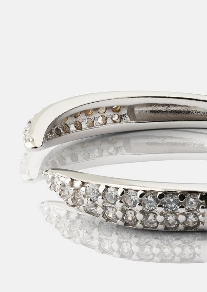 Anillo Celestina- Chapado en plata