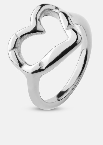Anillo Heartbeat - Chapado en plata