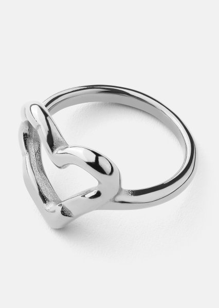 Anillo Heartbeat - Chapado en plata