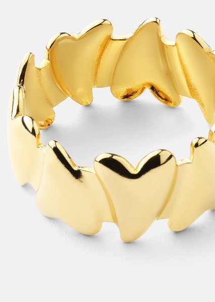 Anillo Heartglow - 18k Chapado en oro