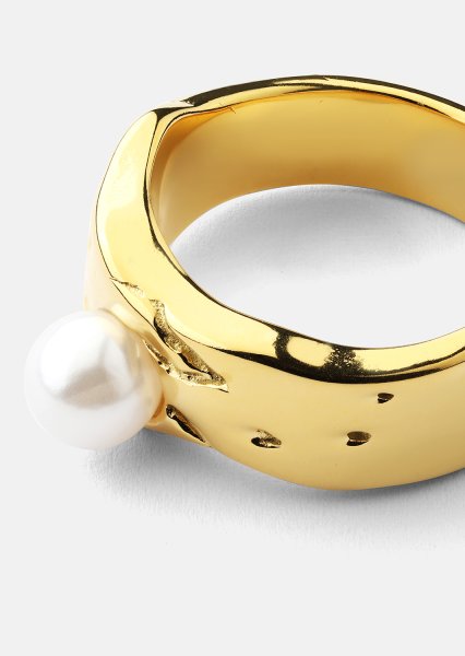 Anillo Pearl Serenity - 18k Chapado en oro