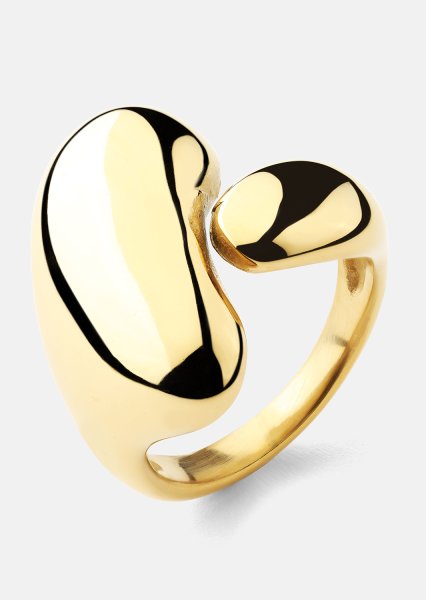 Anillo Fluid Power - 18k Chapado en oro