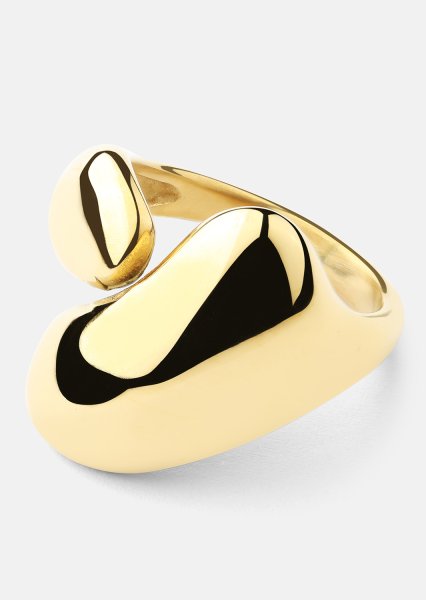 Anillo Fluid Power - 18k Chapado en oro
