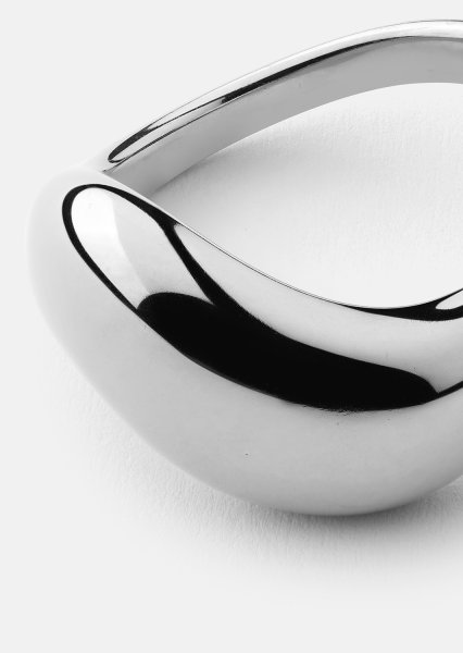 Anillo Soft Curve - Chapado en plata