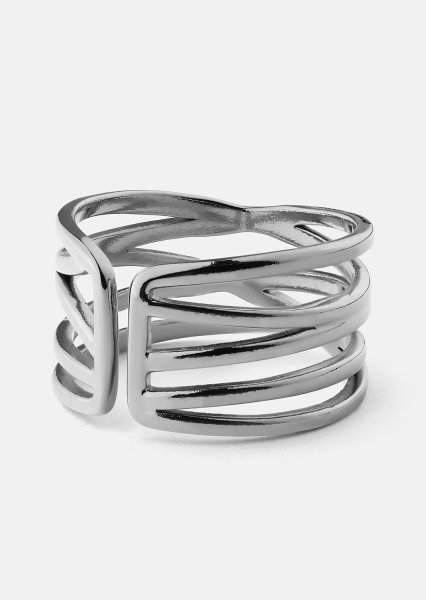 Anillo Silver Maze - Chapado en plata