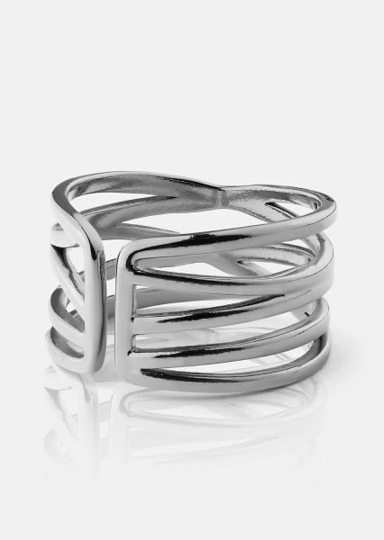 Anillo Silver Maze - Chapado en plata