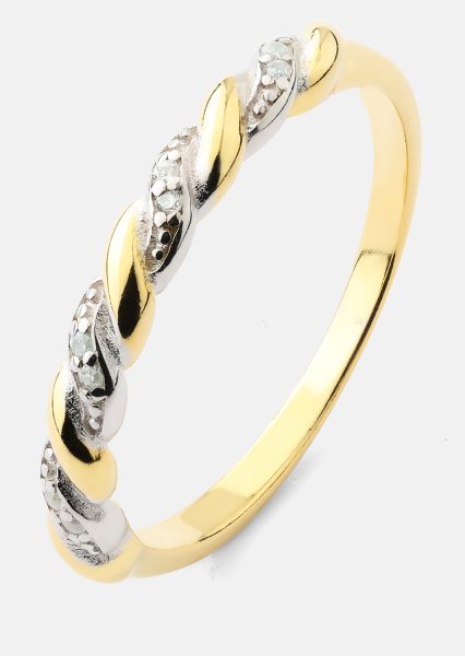 Celesta Anillo - 18k Chapado en oro