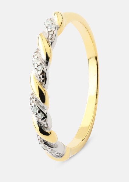 Celesta Anillo - 18k Chapado en oro
