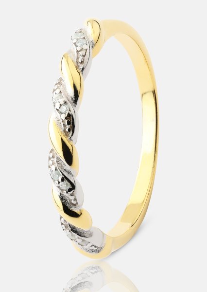 Celesta Anillo - 18k Chapado en oro