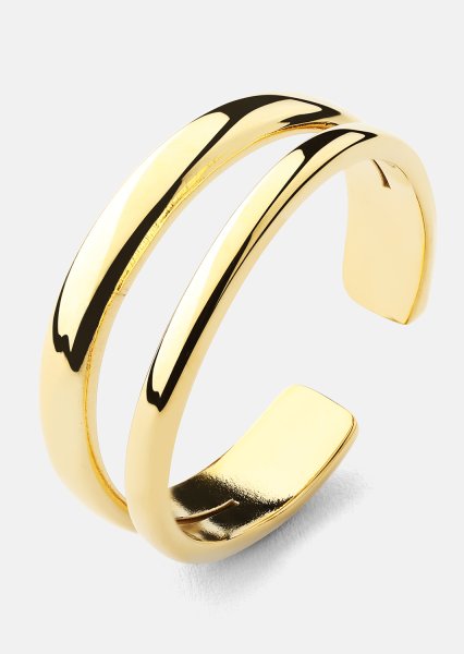 Apertura Anillo - 18k Chapado en oro