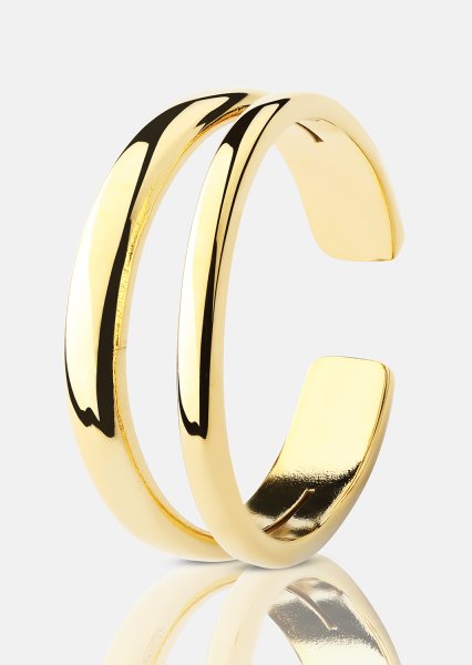 Apertura Anillo - 18k Chapado en oro