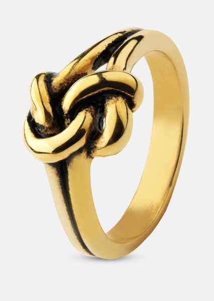 Anillo Knot - Chapado en oro de 18k