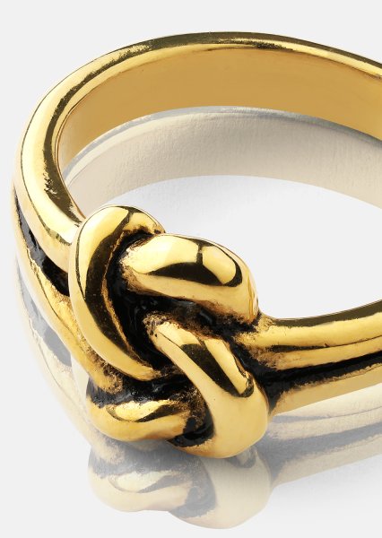 Anillo Knot - Chapado en oro de 18k