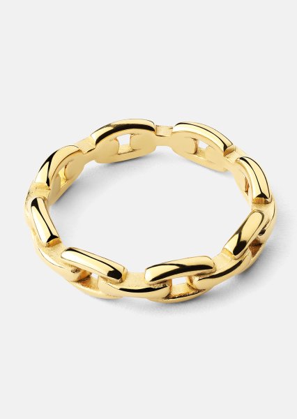 Anillo Bold Chain - 18K Chapado en oro