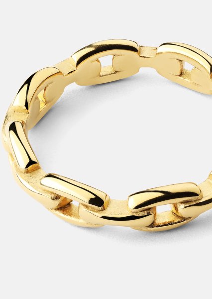 Anillo Bold Chain - 18K Chapado en oro