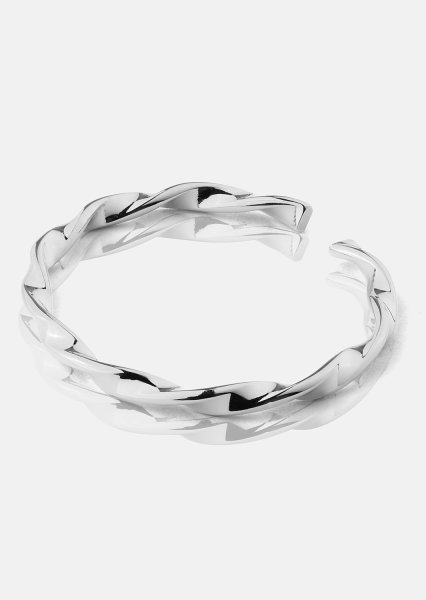 Anillo Twist Whisper - Chapado en plata