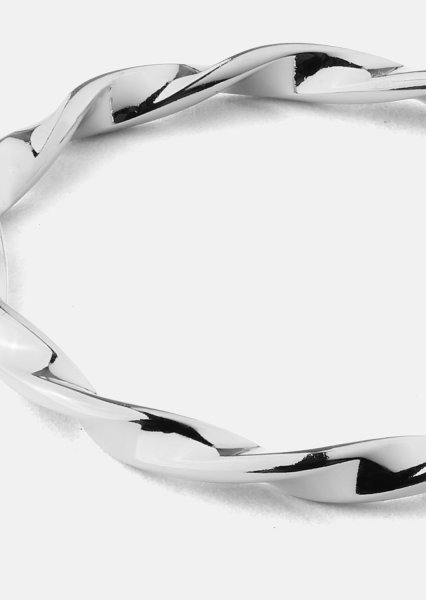 Anillo Twist Whisper - Chapado en plata