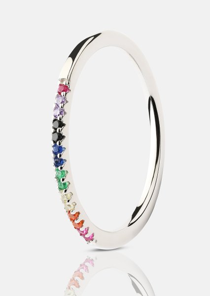 Anillo Prism - Chapado en plata