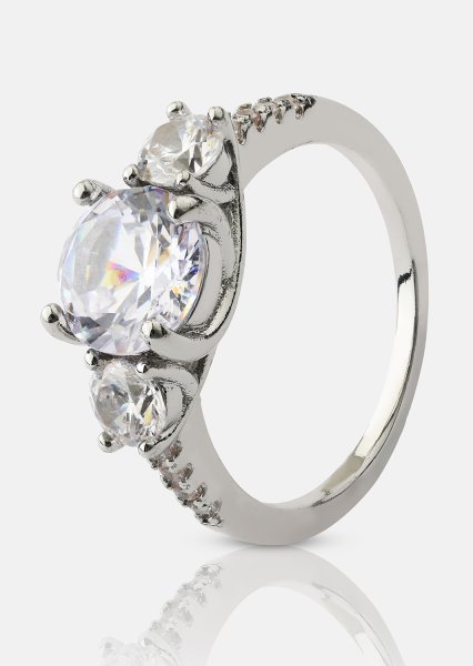 Anillo Trinity - Chapado en plata