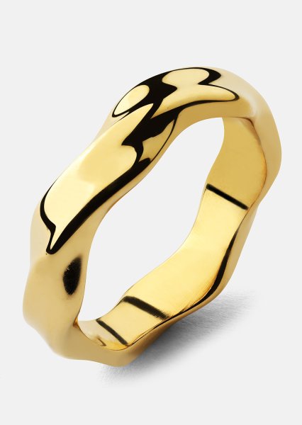 Anillo Flow - 18k Chapado en oro