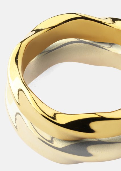 Anillo Flow - 18k Chapado en oro