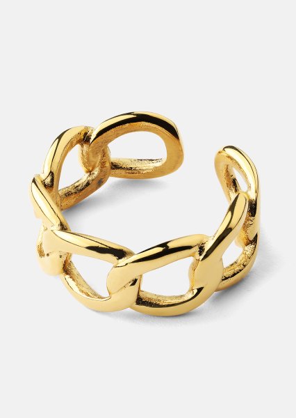 Anillo Bold Chain - 18K Chapado en oro