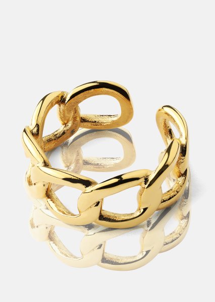 Anillo Bold Chain - 18K Chapado en oro