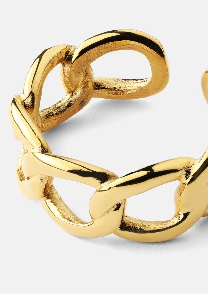Anillo Bold Chain - 18K Chapado en oro