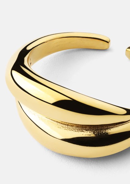 Anillo Wave Bold - 18k Chapado en oro