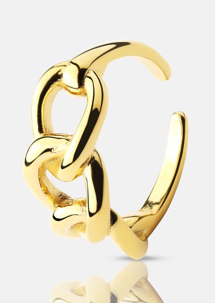 Anillo Golden Link - 18K Chapado en oro