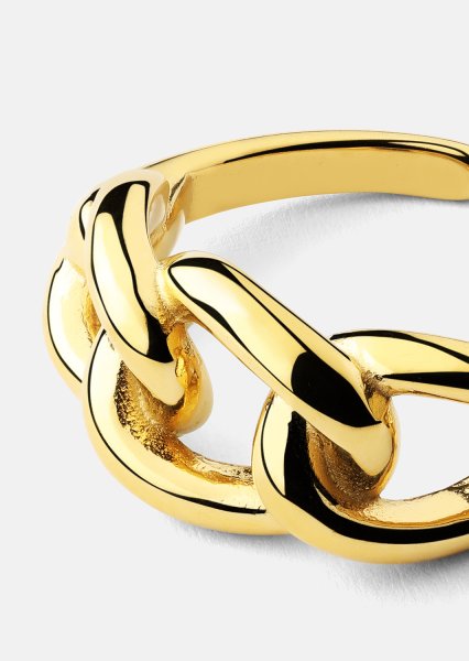 Anillo Golden Link - 18K Chapado en oro