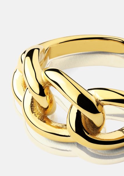 Anillo Golden Link - 18K Chapado en oro