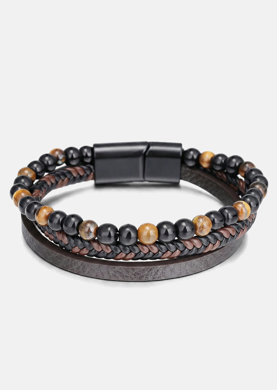 Pulsera de cuero Raven Bond