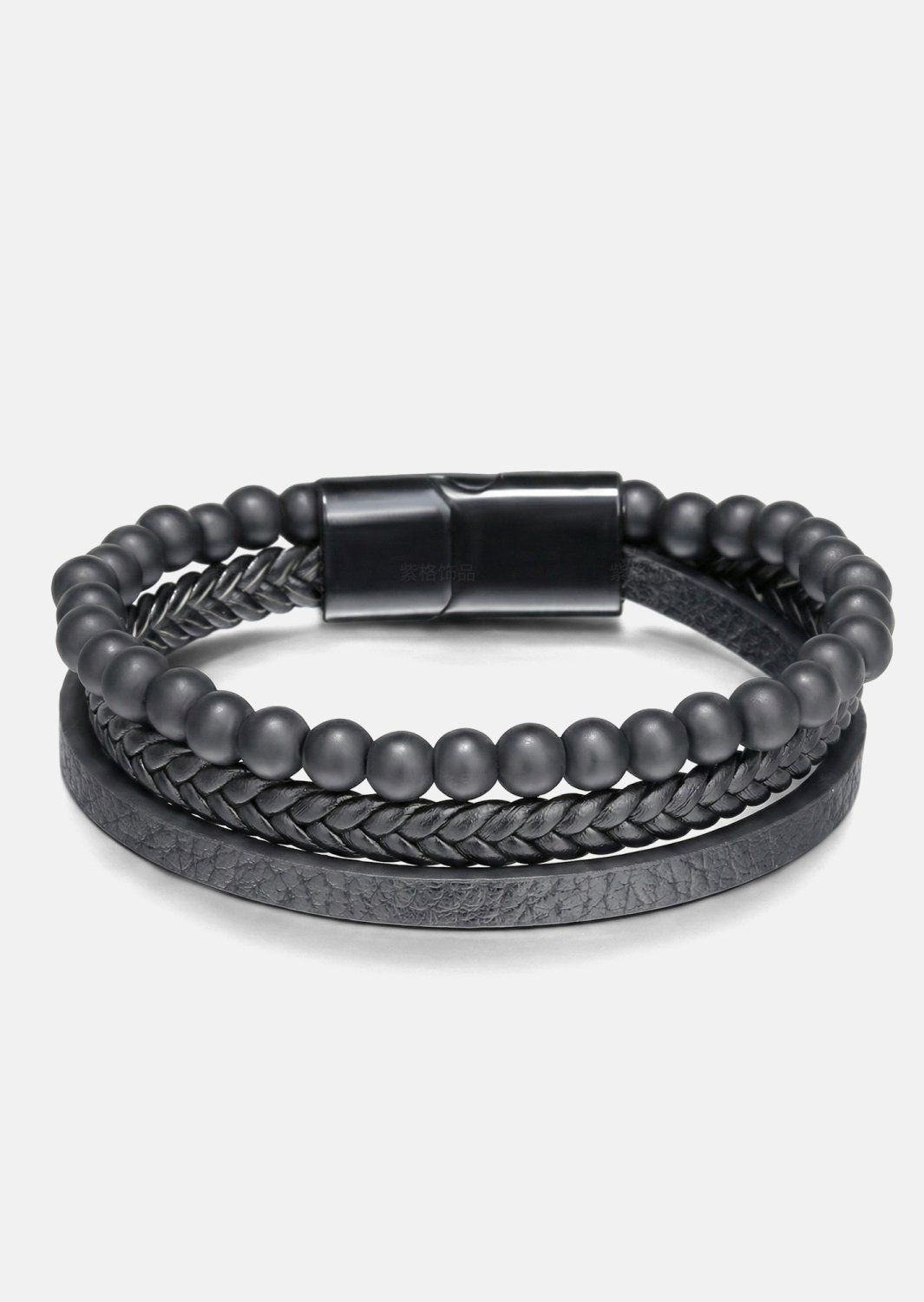 Pulsera de cuero Raven Forge