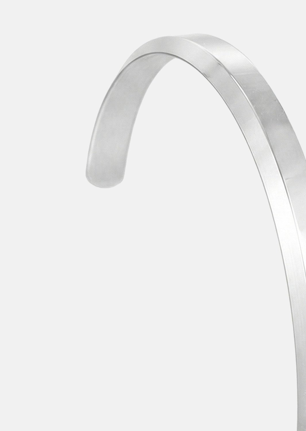 Pulsera Zoren Form - Chapada en plata