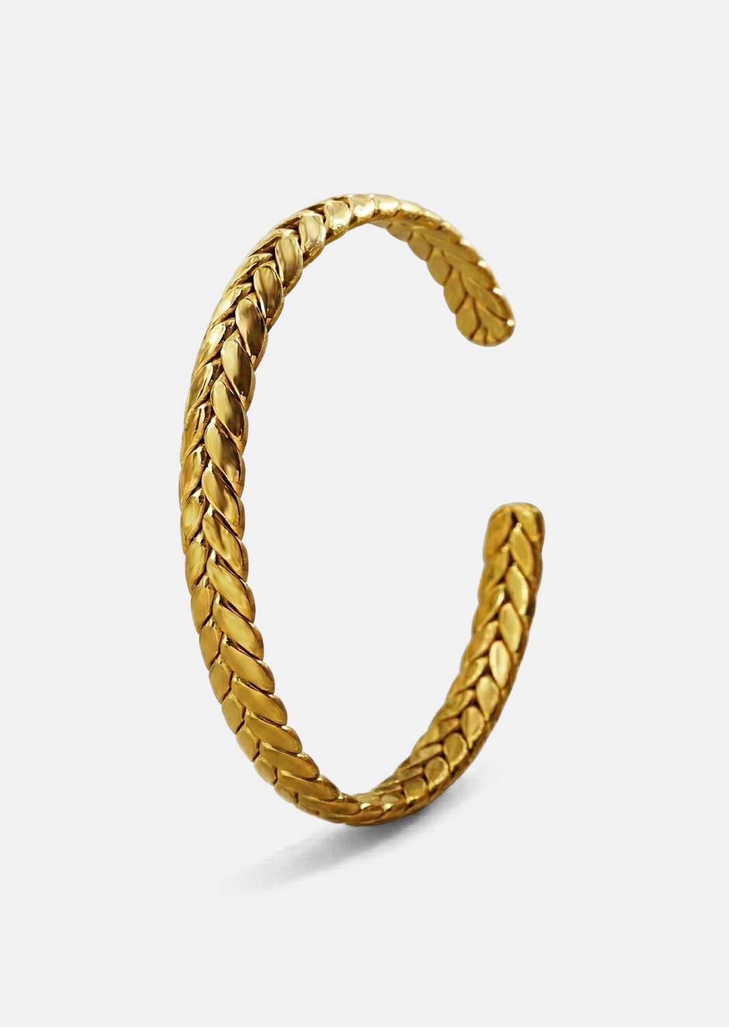 Pulsera Valor Weave - 18k Chapada en oro