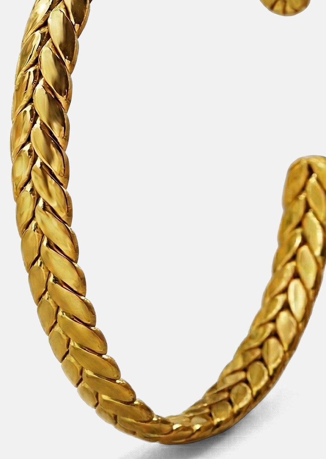 Pulsera Valor Weave - 18k Chapada en oro