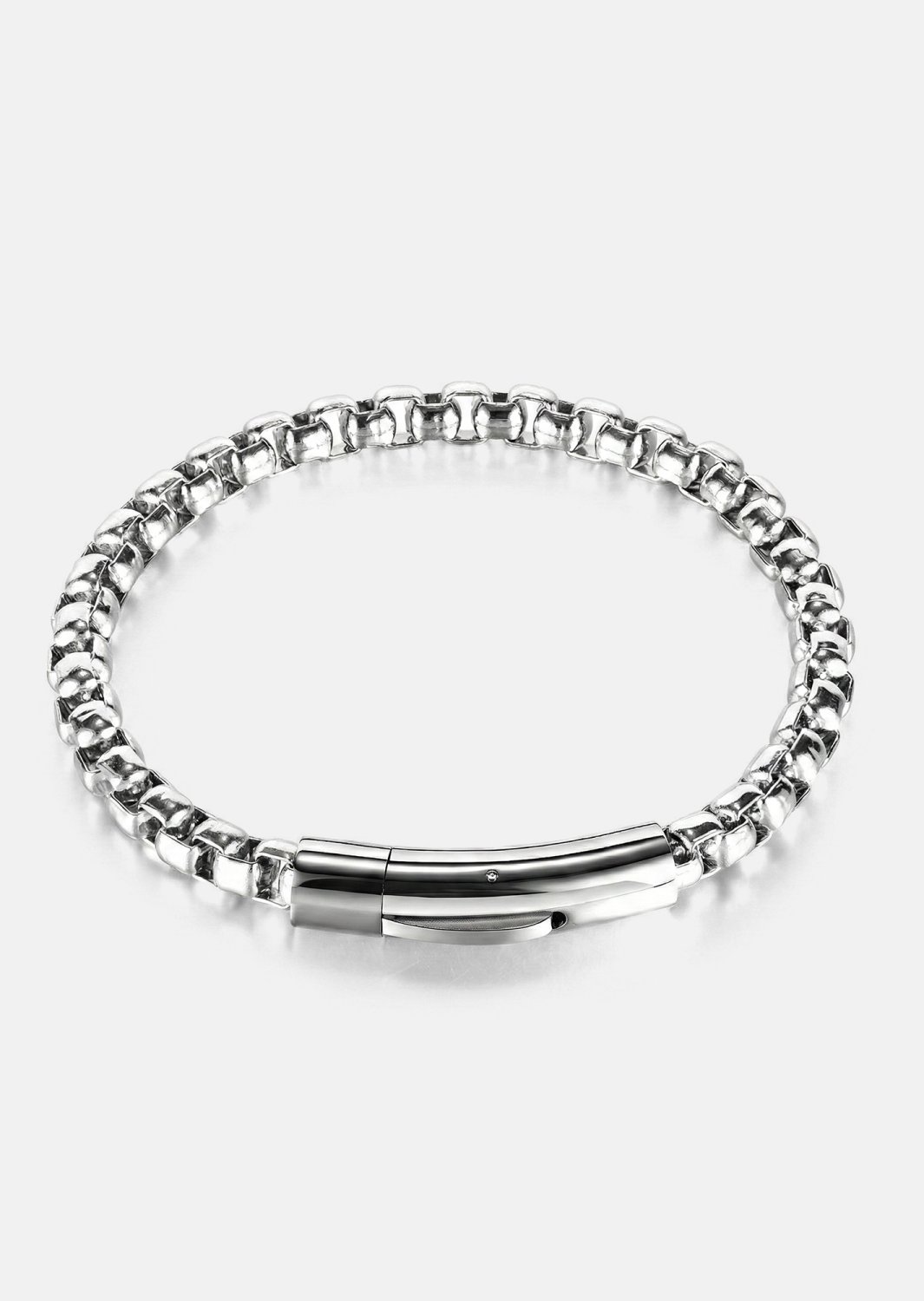 Pulsera Eldrin Loom - Chapada en plata
