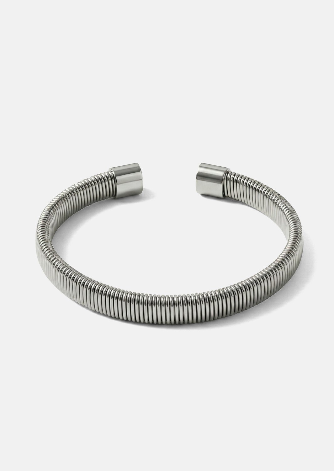 Pulsera Titanic Echo - Chapada en plata