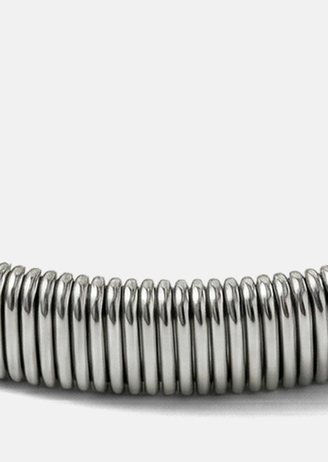 Pulsera Titanic Echo - Chapada en plata