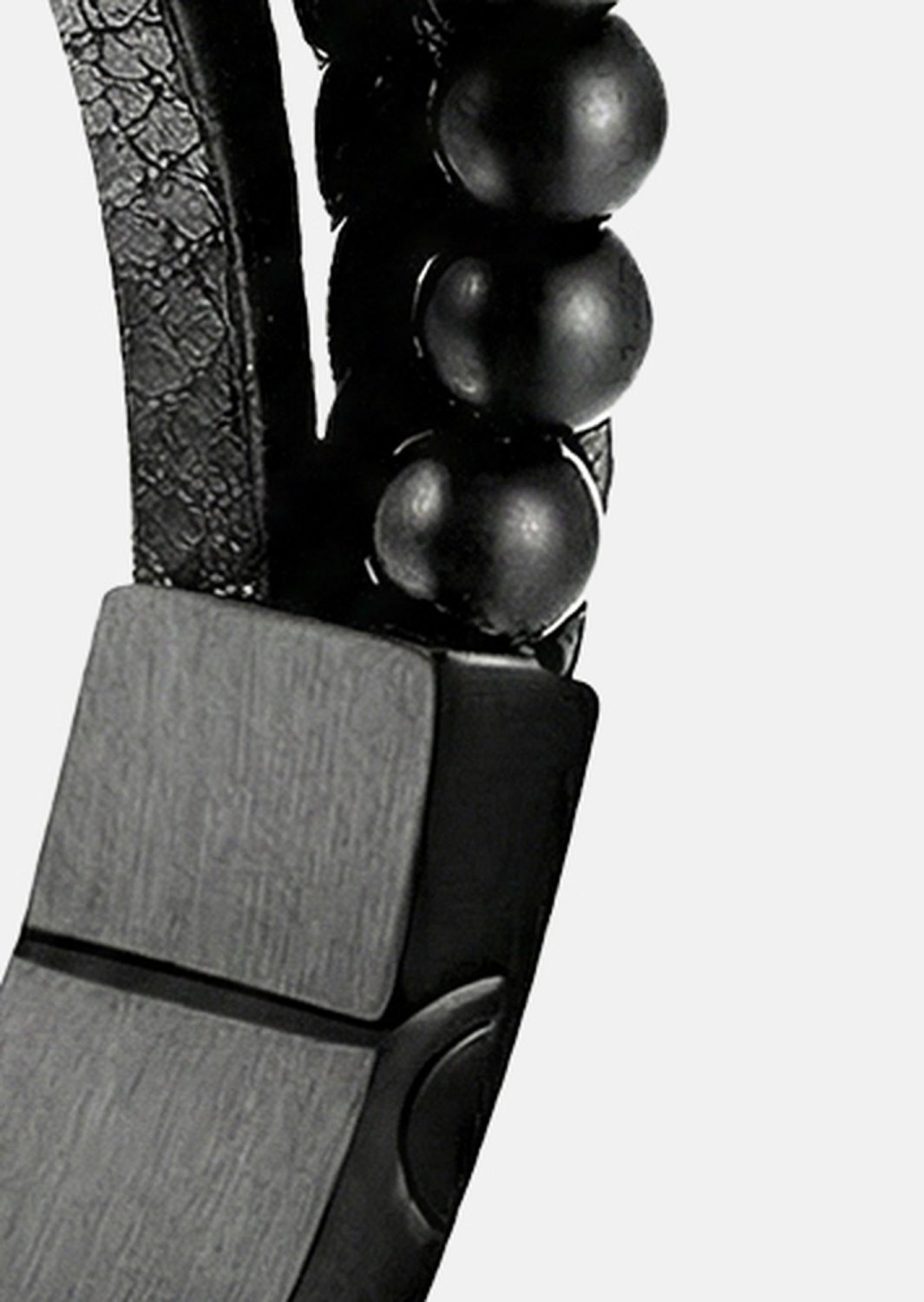 Pulsera de cuero Noble Noir