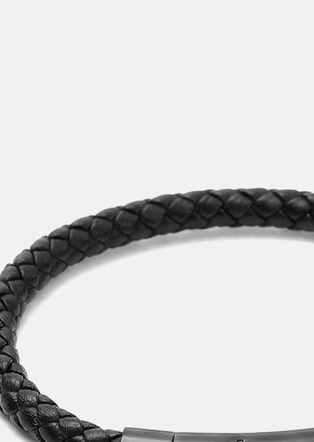 Pulsera de cuero Onyx Weave